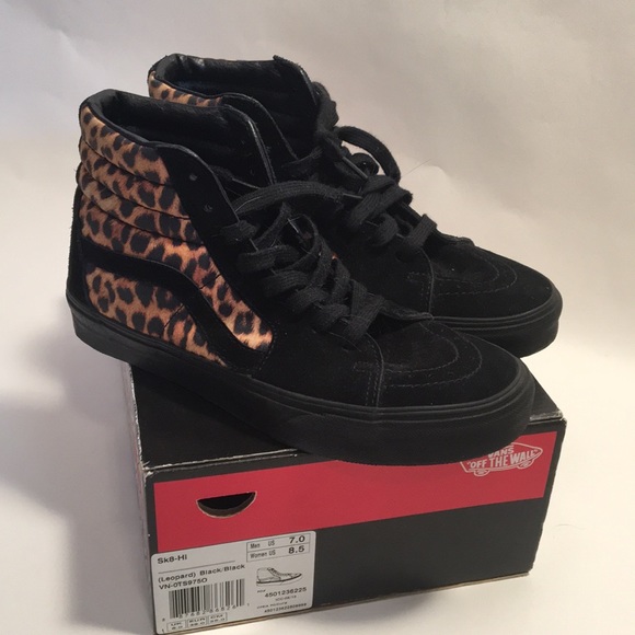vans leopard high tops